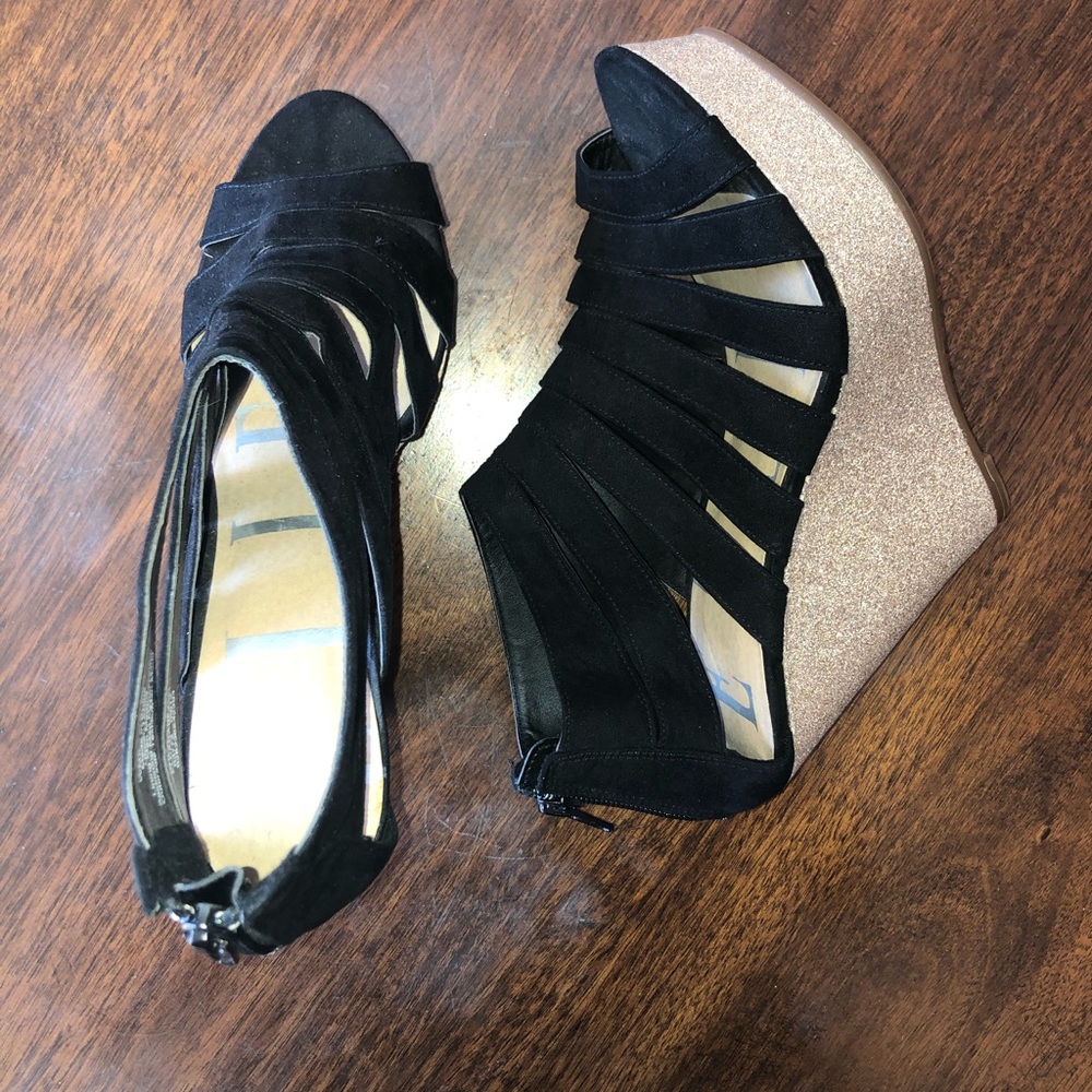 ELLE glitter wedges - Picture 2 of 3